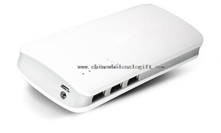 3USB output 10000mAh portabel daya bank