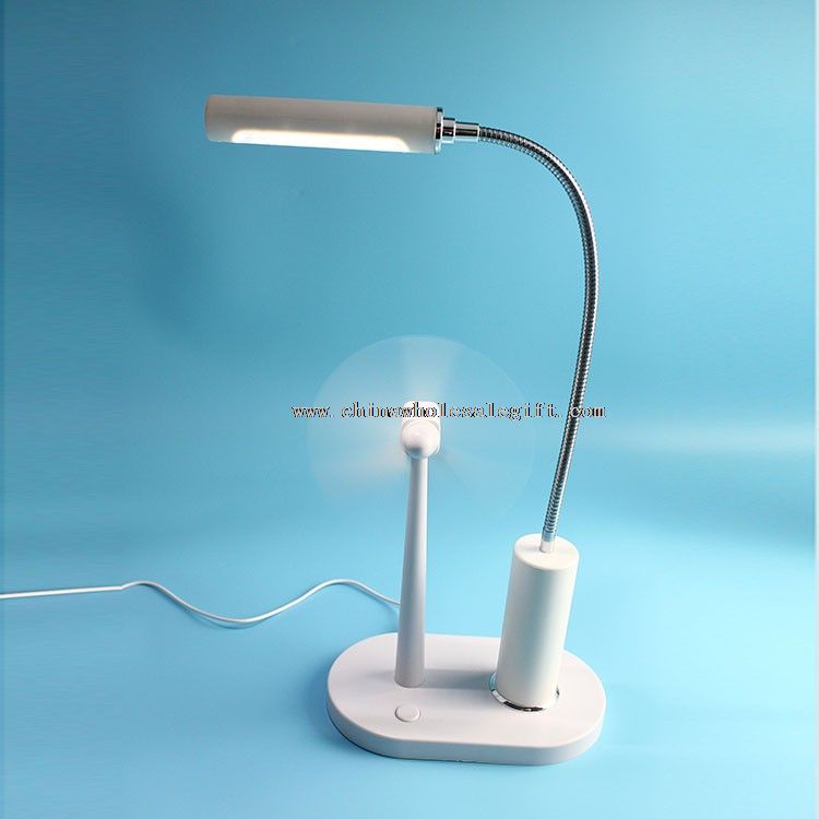 4W 10 LED Light USB fan desk lamp