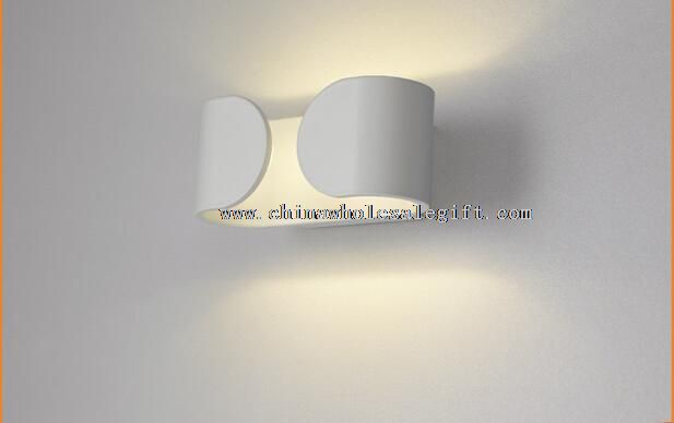 6W tiszta alumínium LED fali lámpa