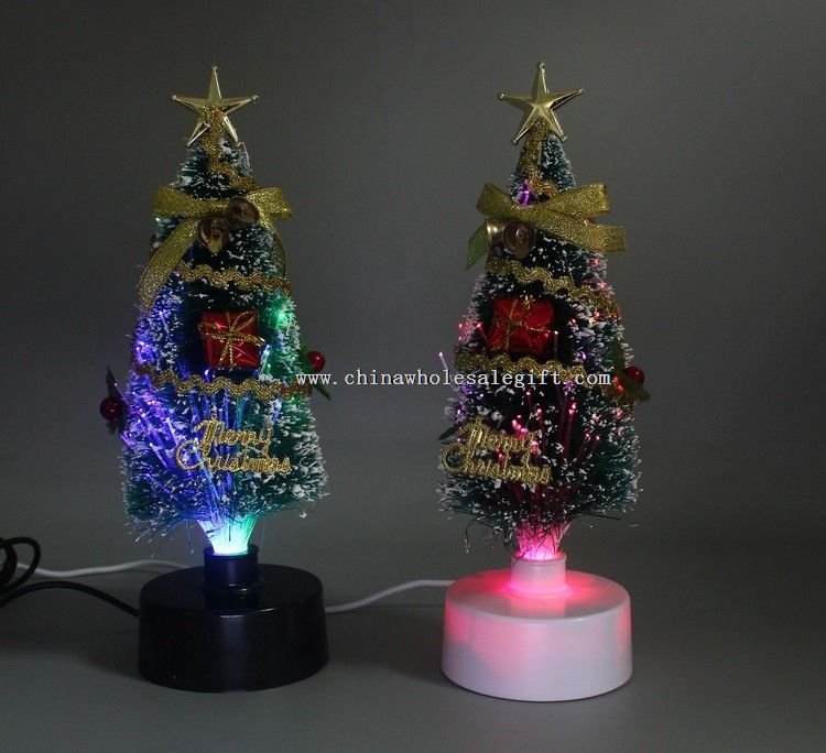 8 haute USB MINI de Noël arbre lumière à fibre optique