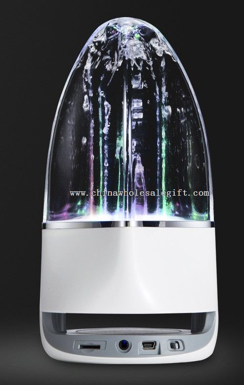 Bluetooth vann fontenen dans høyttaler med LED-lys