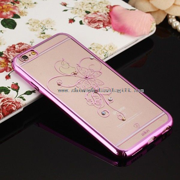 butterfly diamond case for IPHONE 6
