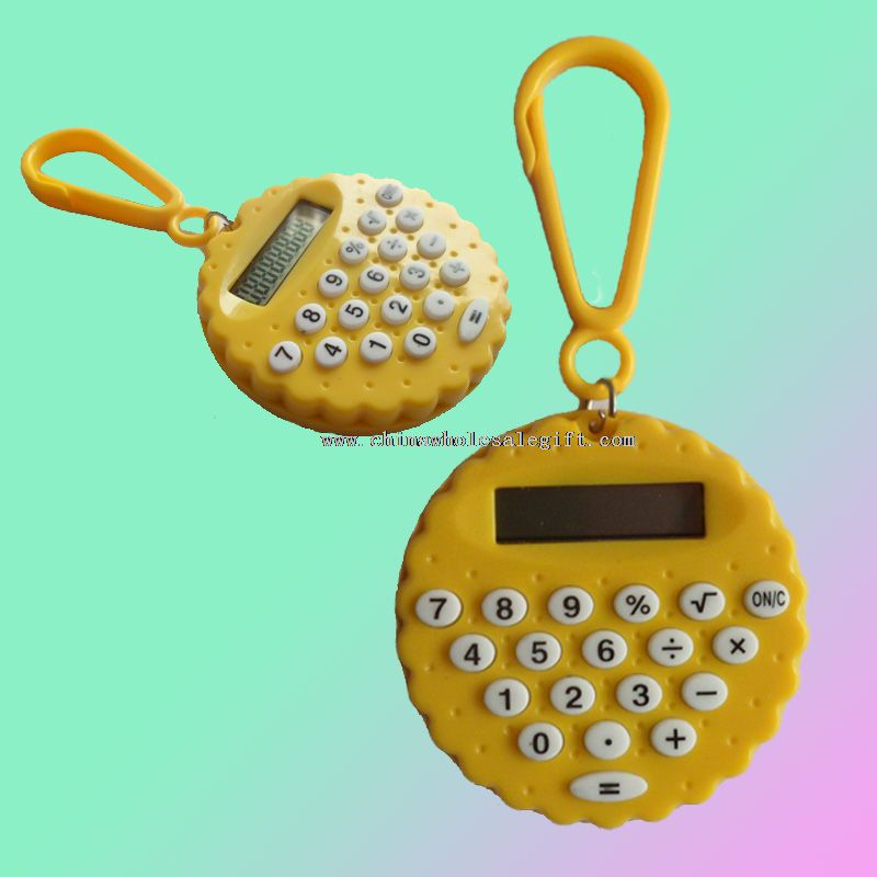 Calculator keychain