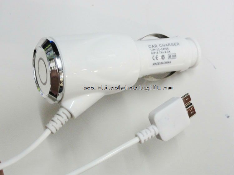 Coiled Car Charger Power Adaptor