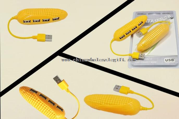 Kukorica tervezési 4-kikötő USB Kerékagy