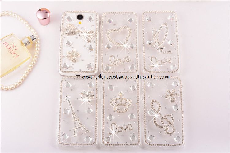 Crown Heart Mirror Bling Phone Cases cover
