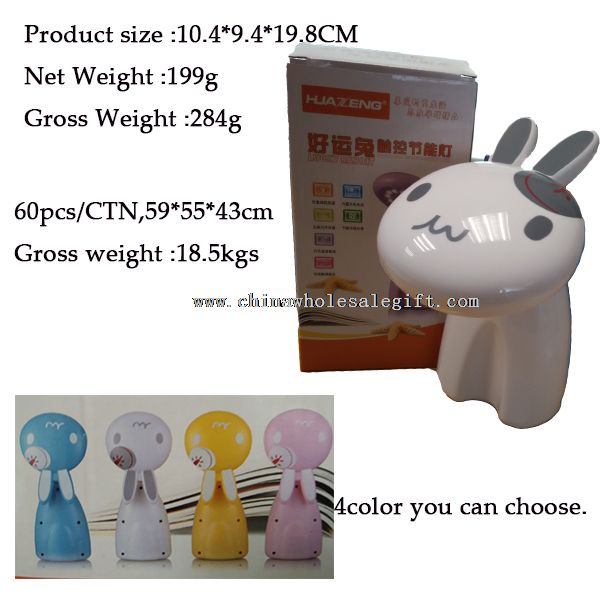 Niedlichen Kaninchen Form Portable led USB-Lampe