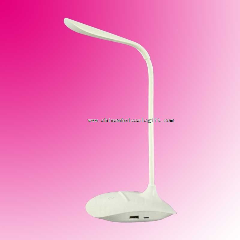 Desk lamp with usb electrical outlet