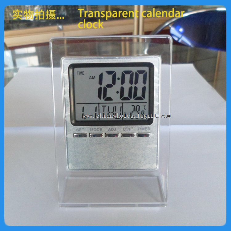 Desktop Electronic transparent ultra-thin calendar