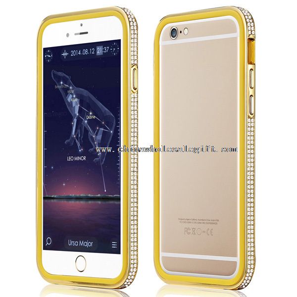 Double layer diamante glowing unbreakable case