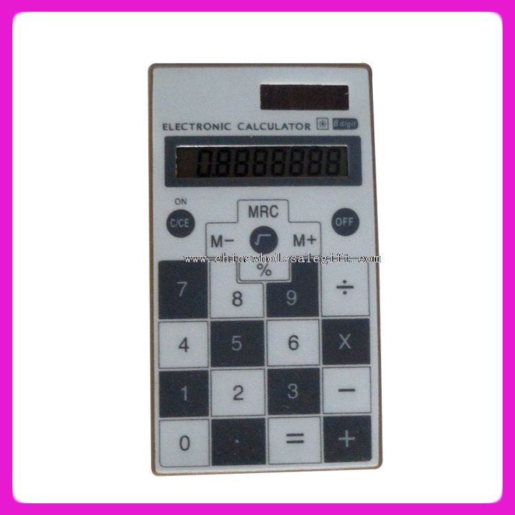 Hadiah elektronik sentuhan-tombol super tipis Kalkulator