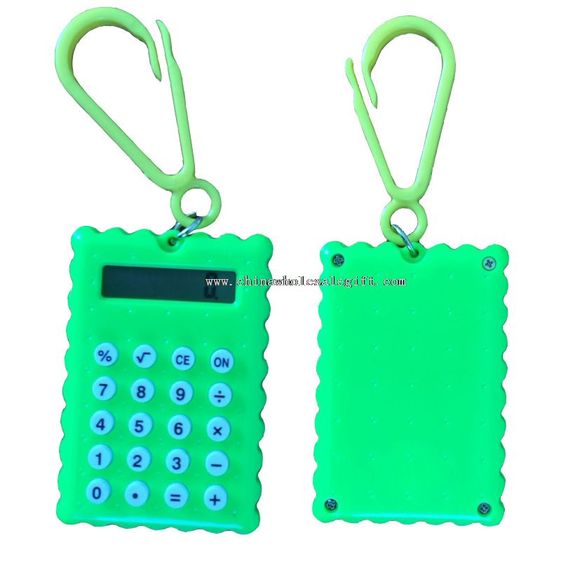 Kalkulator elektroniczny mini pęku kluczy