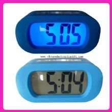 Large LCD backlight silicone alarm clock images