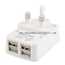 4 ports USB wall charger images