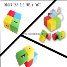 Bunte Block 2.0 4-Port USB-Hub images