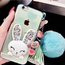 Colorful cute rabbit stand case for 5/6/6 plus images