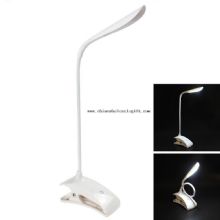 Flexible USB / Battery Power Clip on LED Table Desk Lamp images