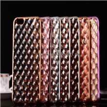 Lattice pattern metalized PC kickstand phone cases images