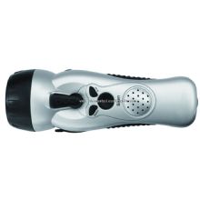 LED Dynamo Taschenlampe UKW-Radio mit Lautsprecher images