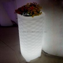 LED flower pot with rechargeable battery for decoration images