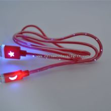 Micro USB kábel LED kigyullad images