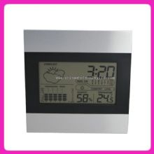 Metal cheap price multifunctional weather station clock images