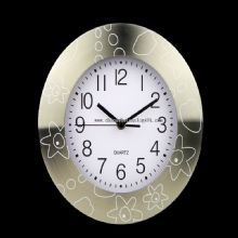 Metal round wall clock images