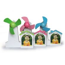 Mini usb fan with customized message images