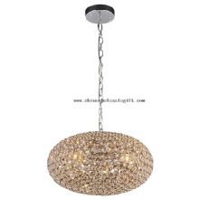 Silver or gold color big ball crystal pendant lamp images