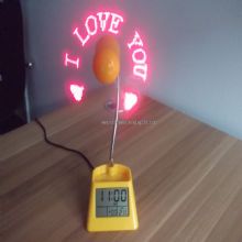 USB Fan with text CLOCK images