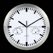 Wall clock with thermometer images