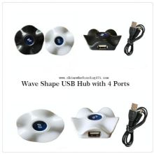 Wave Form USB-Hub mit 4-port images