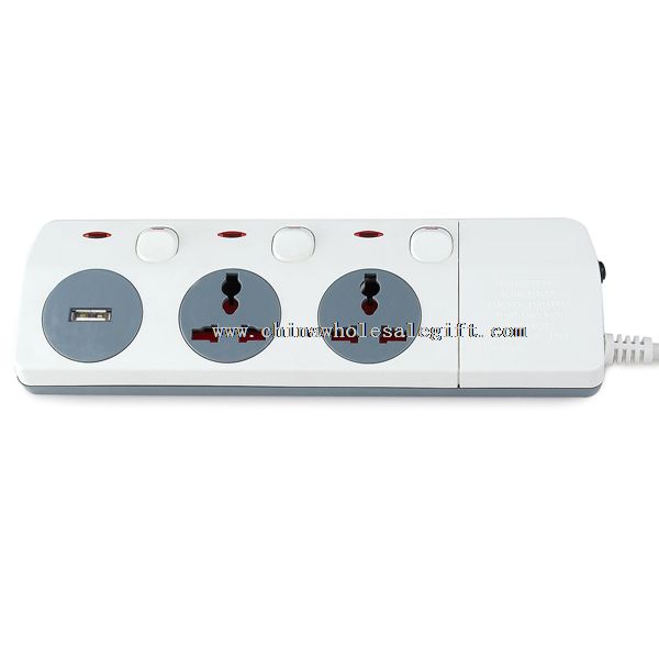 extension socket with USB