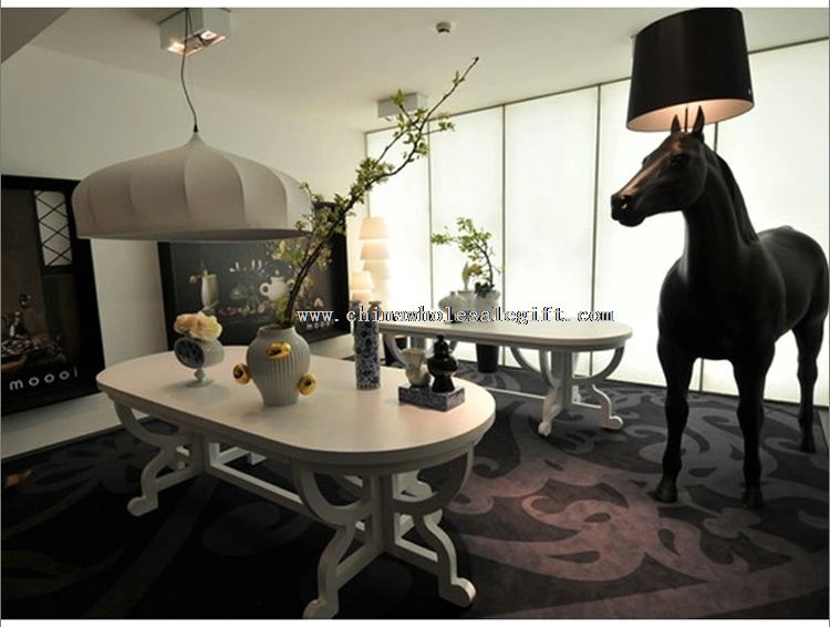 Horse animal lamp halfaway floor lamps
