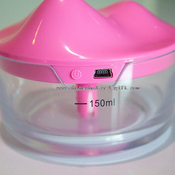 Humidifier dengan lampu warna-warni suasana