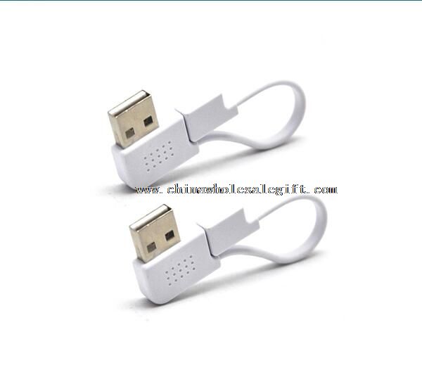 Anahtarlık mikro USB şarj kablosu