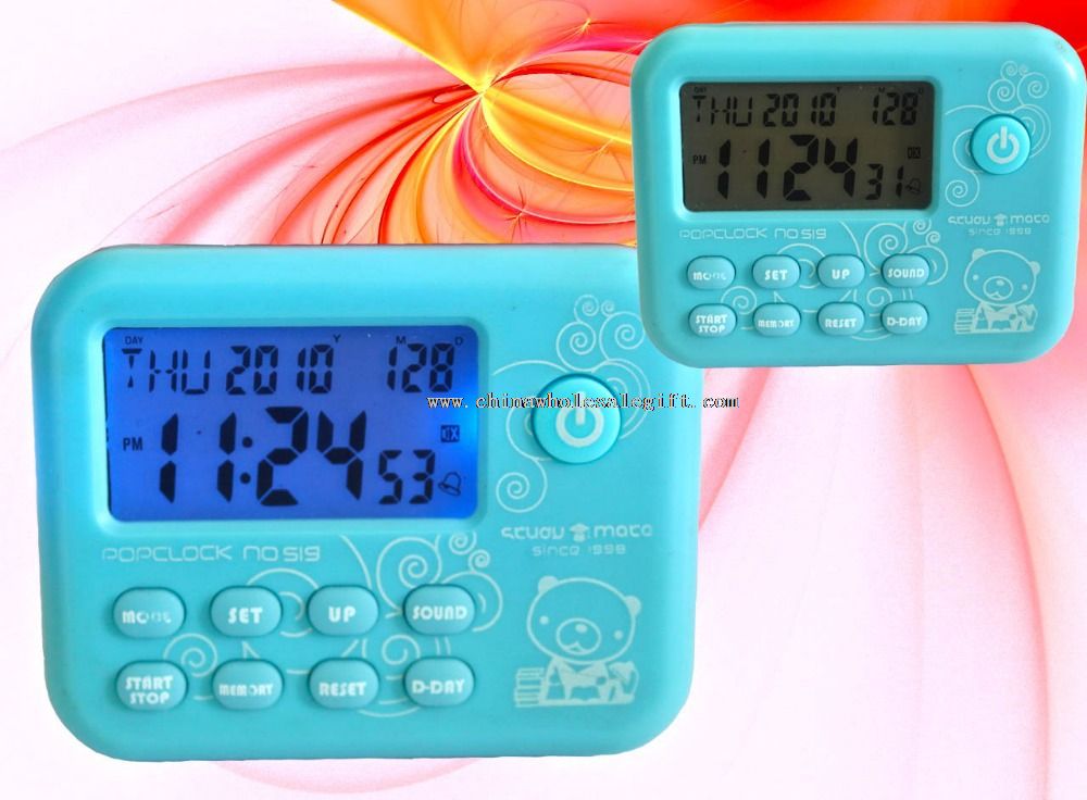 LED backlight 24 hours digital countdown timer