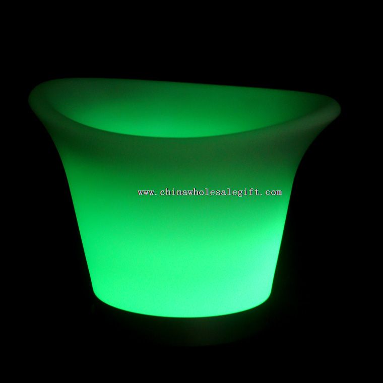 LED flower pot light with color changing remote control