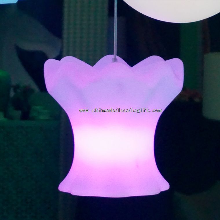 Led hanging lamp operated by batteray for events &decoration