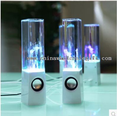 LED veden tanssia-vuotaa stereokaiuttimet