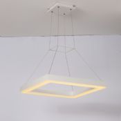 36W forma quadrada estilo moderno LED luz de suspensão images