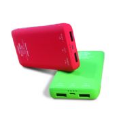 5000mah slim power bank charger dual usb power stick images