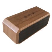 Bamboo materials mini bluetooth speaker images