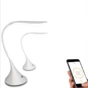 Porta usb di controllo Bluetooth touch sensore ricaricabile led lampada da scrivania images