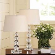 Crystal table lamp images