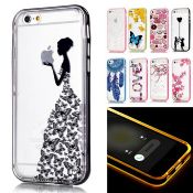 LED Flash Light Case + Bumper für das iPhone 6 s Case Transparent images