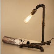 Loft Iron Pipe Table Lamp images