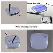 Memo Pad and Stylus with 4 Port USB HUB images
