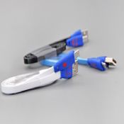 Micro USB-kabel med led lys smiley design images