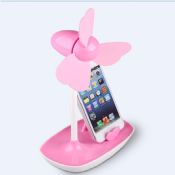 Plastmateriale og batteri Power Source Kids Mini Table Fan images